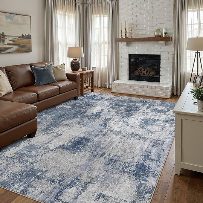 DMOYEST 10x12 Area Rug for Living Room, Washable & Non Slip Large Indoor Carpet - Image 4