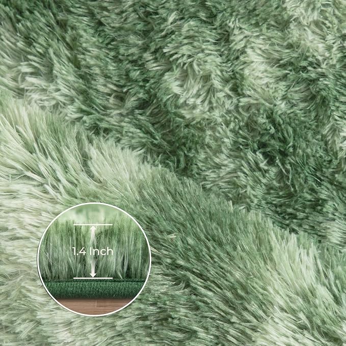 Litanika 6x9 Fluffy Shag Faux Fur Area Rug - Image 5