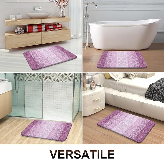 OLANLY Bathroom Rugs Mat 34x21, Extra Soft Absorbent Microfiber Bath Rugs - Image 7