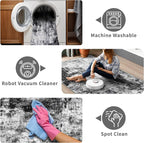 4x12 Runner Rug for Wide Hallway: Long Washable Runners for Entryway Living - Image 3