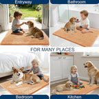 OLANLY Dog Door Mat for Muddy Paws 24x16, Ultra Absorbent Chenille Mud Doormat - Image 8