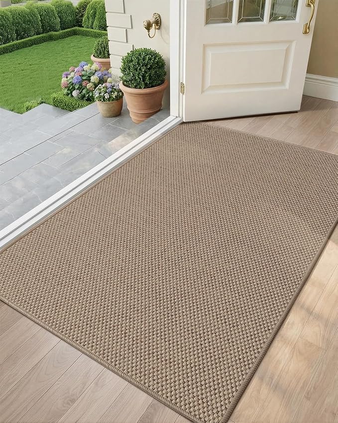 Color&Geometry Ultra-Thin Indoor Door Mat, Washable Doormat by COLORG