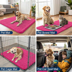 Smiry Dog Door Mat for Muddy Paws 70x24, Absorbent Dirt Trapper, Non-Slip - Image 6