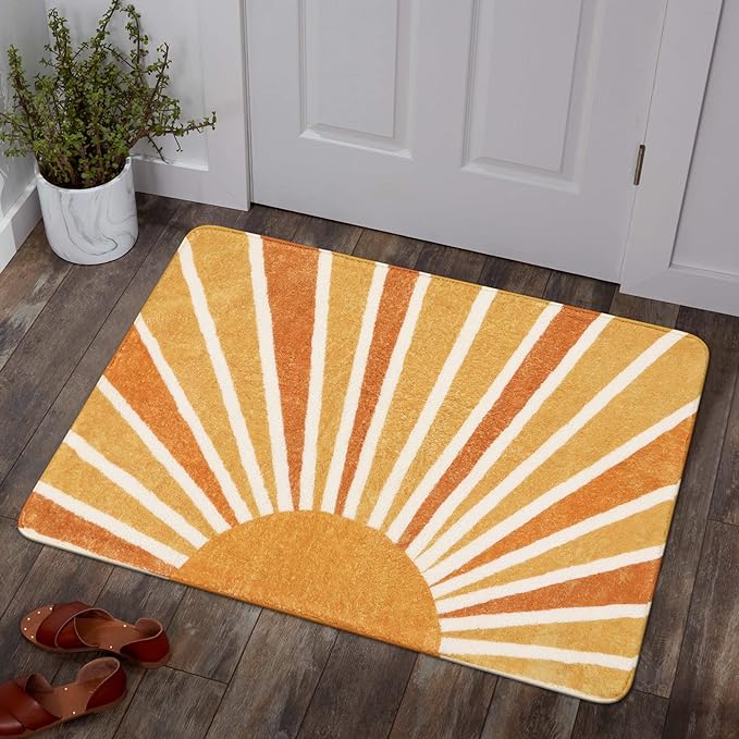 Lahome Boho Sun Print Area Rug by Lahome