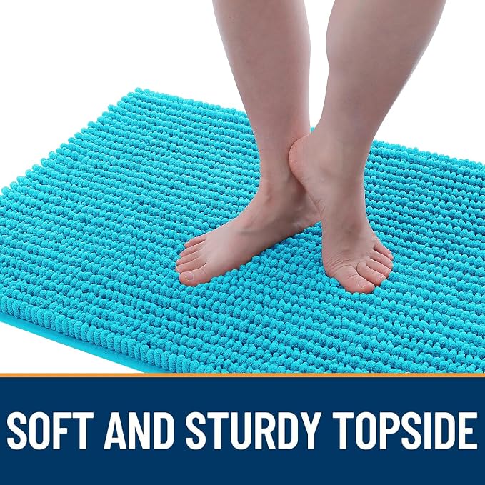 OLANLY Dog Door Mat for Muddy Paws 24x16, Ultra Absorbent Chenille Mud Doormat - Image 3