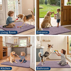 Smiry Dog Door Mat for Muddy Paws 30x20, Absorbent Dirt Trapper, Non-Slip - Image 7