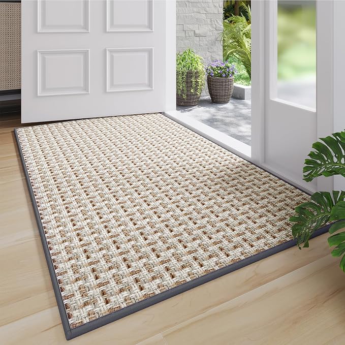 Indoor Door Mat 36x60 Dirt Resistant and Absorbent, Non-Slip Rubber Backing by YDKGL