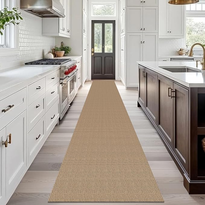 IOHOUZE Washable Exrea Long Hallway Runner Rug 2.6x18 Rubber Backed Kitchen - Image 7