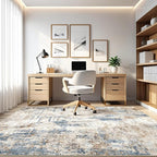 10x13 Area Rug Living Room: Washable Large Abstract Modern Soft Rugs Stain - Image 8