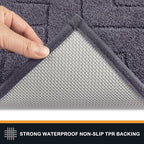 PURRUGS Dirt Trapping Door Mat 36" x 36", Non-Slip Machine Washable Entry Rug - Image 4
