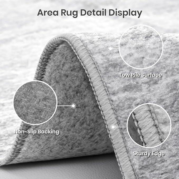 Valenrug Washable Rugs 6x9 - Image 6