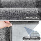 Machine Washable Runner Rug 32" x 120", Non Slip Kitchen Mat - Image 3