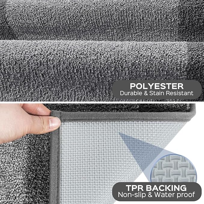 Machine Washable Runner Rug 32" x 120", Non Slip Kitchen Mat - Image 3