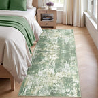 RELEANY Washable Area Rugs 2'x8' Non-Slip Modern Abstract Soft - Image 4