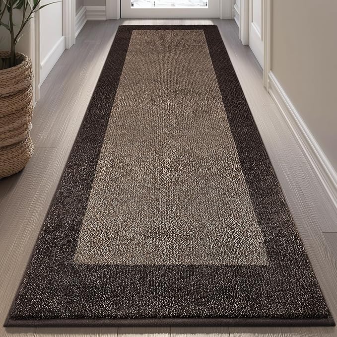 Machine Washable Kitchen Rug 32" x 72", Non Slip Indoor Door Rug, Absorbent by Unknown