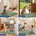 Smiry Dog Door Mat for Muddy Paws 71x46, Absorbent Dirt Trapper, Non-Slip - Image 7