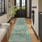 DUKINO 2x10 Rug for Hallway, Washable Kitchen Runner Rug by DUKINO