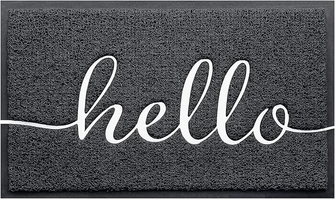 CozyBounty Door Mat Hello Mats Outdoor Indoor Non-Slip Doormat by CozyBounty