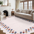 GarveeHome Scalloped Washable Rug 9x12 Area Rug by GarveeHome