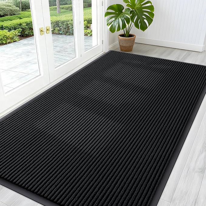 OLANLY Front Door Mat Indoor Outdoor Entrance, Waterproof Heavy Duty Doormat by OLANLY