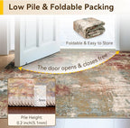 RELEANY Washable Area Rugs 2'x5' Non-Slip Modern Abstract Soft - Image 6