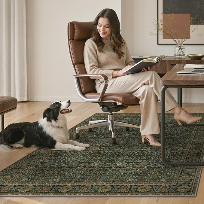 36"x48" Office Chair Mat for Hardwood Tile Floor, Under Desk Carpet Protector - Image 7