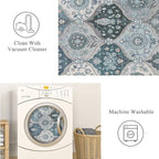 Lahome Moroccan Washable Runner Rug, Oriental Non-Slip Hallway Rug Carpet - Image 3