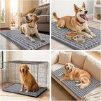 Smiry Dog Door Mat for Muddy Paws 24x16, Absorbent Dirt Trapper, Non-Slip - Image 7