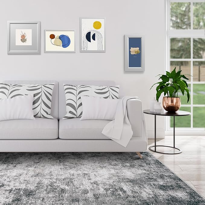 8x10 Area Rugs for Living Room Rug Washable: Modern Large Rug for Dining Room - Image 3
