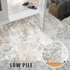 Washable Area Rug 2x3 Entryway Rug: Washable Modern Abstract Soft Thin Rug - Image 7
