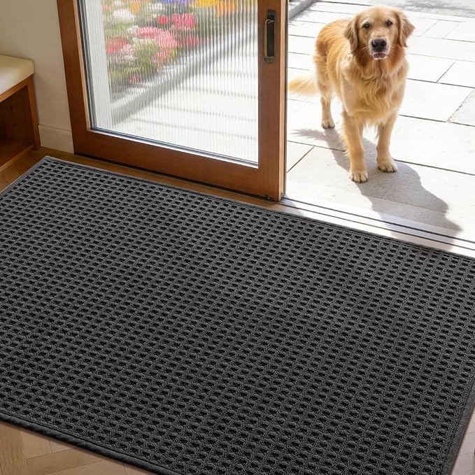 YIHOUSE Indoor Door Mat 35" x 59", Non-Slip Washable Entryway Mat, Dirt Trapper by YIHOUSE