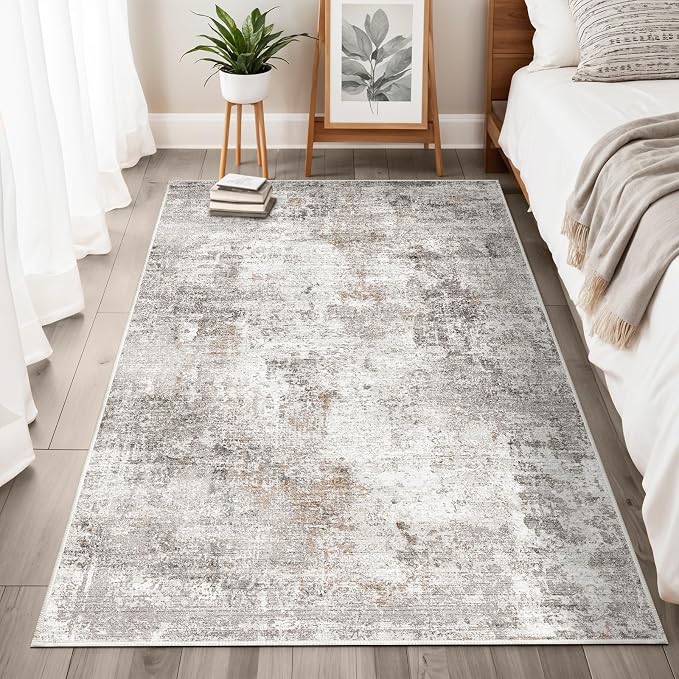 4x6 Washable Entryway Rug – Non-Slip Low-Pile Small Area Rug - Image 9