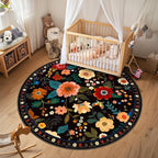 RELEANY Floral 6ft Area Rugs Washable Print Boho Cute Carpet Non Slip Flower - Image 8