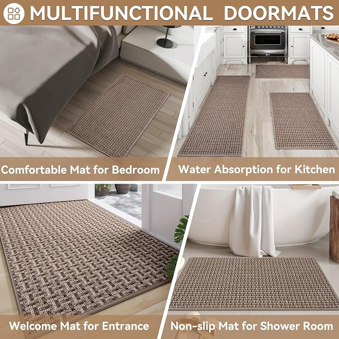 Indoor Door Mat 24"x72", Door Mat Indoor Entrance Dirt Resistant and Absorbent - Image 8