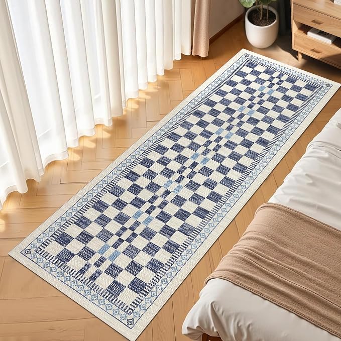 GarveeHome Runner Rug 2x6 for Kitchen Hallway Non-Slip Low Pile Machine - Image 3
