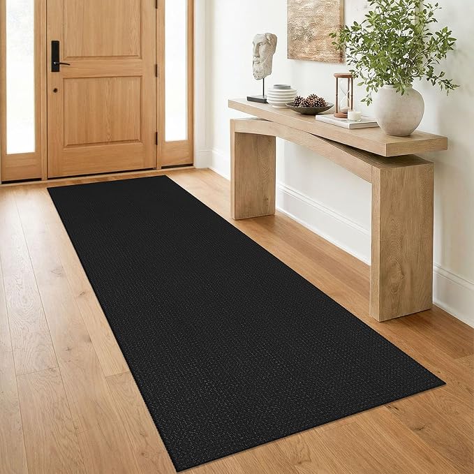 IOHOUZE Washable Runner Rug 3x8 Non Slip Rubber Backed Wide Hallway Runner by iOhouze