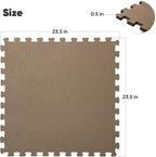 32 Pack Home Gym Mat, Puzzle Exercise Mat, EVA Interlocking Foam Floor Tiles - Image 2