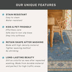 Hazo Haus Light Blue 2x8 Long Washable Runner - Image 7
