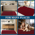 OLANLY Dog Door Mat for Muddy Paws 36x24, Absorbs Moisture and Dirt, Absorbent - Image 8