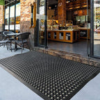 Uniboho Outdoor Rubber Floor Mats Anti Slip Restaurant Commercial Kitchen - Image 2
