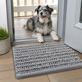 Smiry Dog Door Mat for Muddy Paws 24x16, Absorbent Dirt Trapper, Non-Slip by Smiry