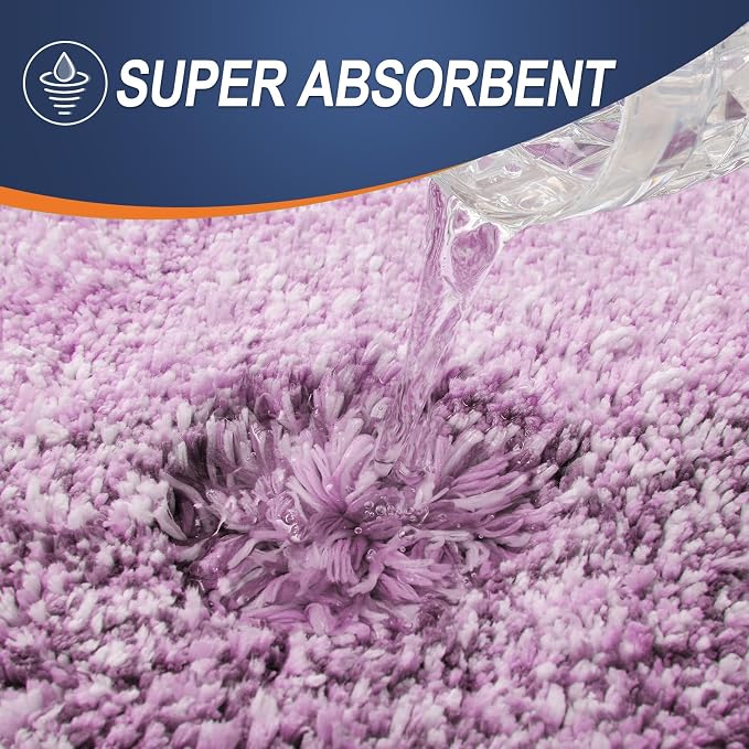 OLANLY Bathroom Rugs Mat 34x21, Extra Soft Absorbent Microfiber Bath Rugs - Image 4