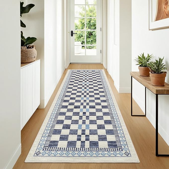 GarveeHome Runner Rug 2x6 for Kitchen Hallway Non-Slip Low Pile Machine - Image 2