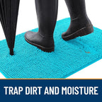 OLANLY Dog Door Mat for Muddy Paws 70x35, Absorbs Moisture and Dirt, Absorbent - Image 2