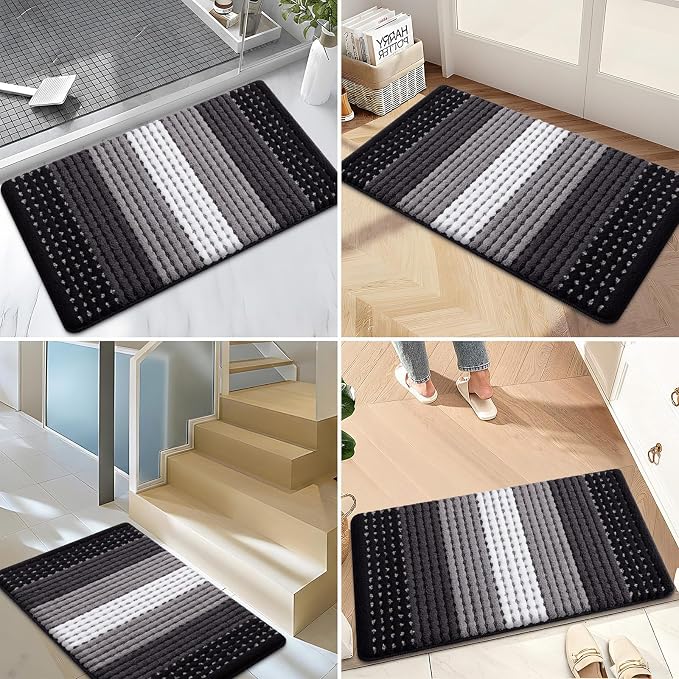 Kitinjoy Indoor Outdoor Door Mat, 59x20 Non-Slip Absorbent Dirt Trapper - Image 6