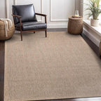 CAMILSON Easy Jute Rug 8x10, Indoor Outdoor Natural Color Fiber Area Rugs by CAMILSONIndoorOutdoorAreaRugs