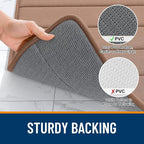 OLANLY Memory Foam Bath Mat 44x32, Super Soft Absorbent Bathroom Rugs, Quick Dry - Image 7
