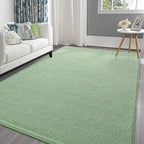 Pettop 6x9 ft Light Green Area Rugs by Pettop