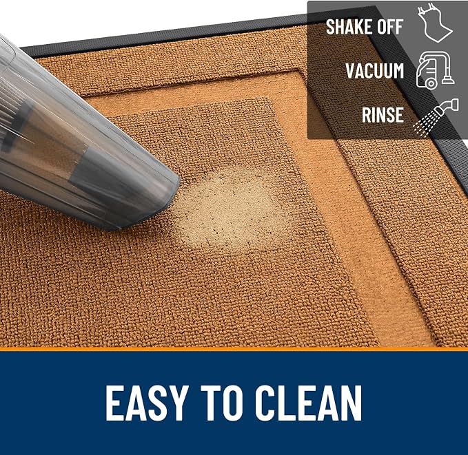 OLANLY Front Door Mat Indoor Outdoor Entrance, Waterproof All-Season, - Image 5