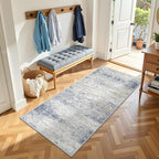 3x6 Runner Rug Non Slip, Thin Entryway Washable Rug by Restydon